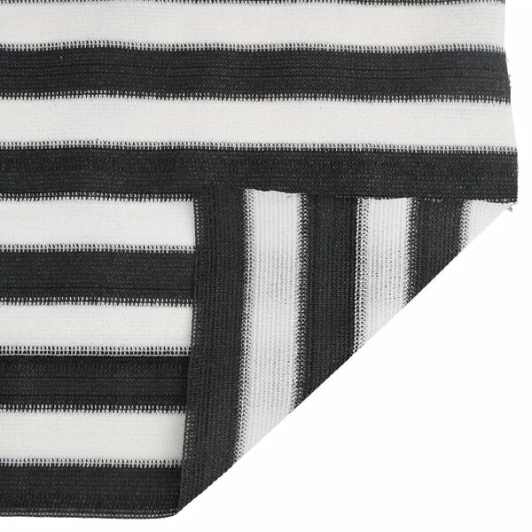 vidaXL Rete per Privacy Antracite e Bianca 1,5x10 m in HDPE 75 g/m&sup2;