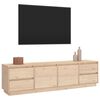 vidaXL Mobile Porta TV 176x37x47,5 cm in Legno Massello di Pino