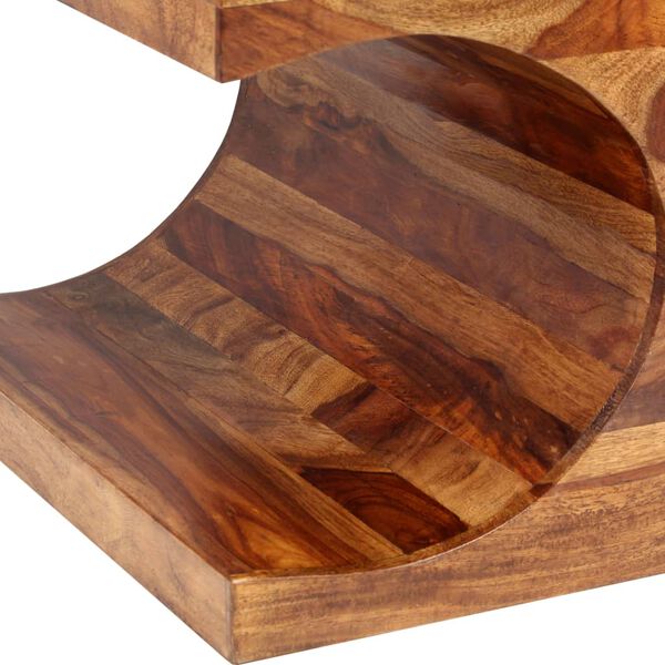 vidaXL Tavolino da Salotto in Legno Massello di Acacia 90x50x35 cm