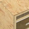 vidaXL Terrario in Legno Multistrato 100x47x47 cm