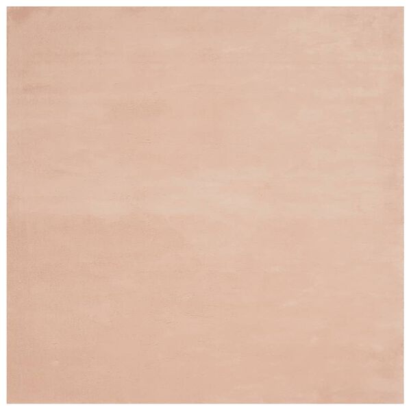 vidaXL Tappeto a Pelo Corto HUARTE Morbido e Lavabile Rosato 200x200cm