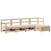 vidaXL Set Divani da Giardino 5 pz in Legno Massello di Pino