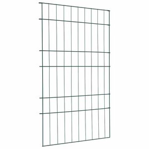 vidaXL Set di Recinzione per Stagno 8 pz 50 x 80 cm Acciaio Verde