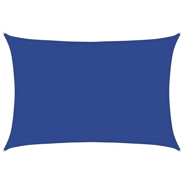 vidaXL Vela Parasole 160 g/m&sup2; Rettangolare Blu 5x6 m in HDPE