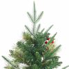 vidaXL Albero di Natale Artificiale con Rami Pieghevoli Verde 180 cm
