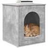 vidaXL Casa per Gatti Calcestruzzo 53 x 52 x 62 cm Legno multistrato