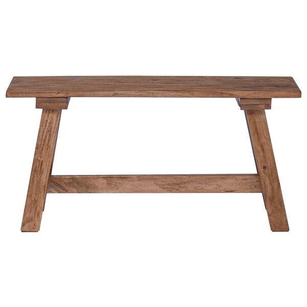 vidaXL panchina Naturale 93 x 26 x 45 cm Legno di Mogano