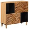 vidaXL Armadi di Stoccaggio con porta Marrone 80 x 33,5 x 75 cm