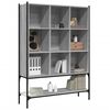 vidaXL Libreria Grigio Sonoma 102x30x141,5 cm in Legno Multistrato