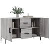 vidaXL Credenza Grigio Sonoma 100x36x60 cm in Legno Multistrato