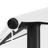 vidaXL Gazebo da Giardino 4x4x3 m Bianco 180 g/m&sup2;