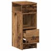 vidaXL Comodini 2 pz con Cassetto Legno Antico 25x31x66 cm