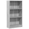 vidaXL Libreria Grigio Sonoma 60x24x109 cm in Truciolato