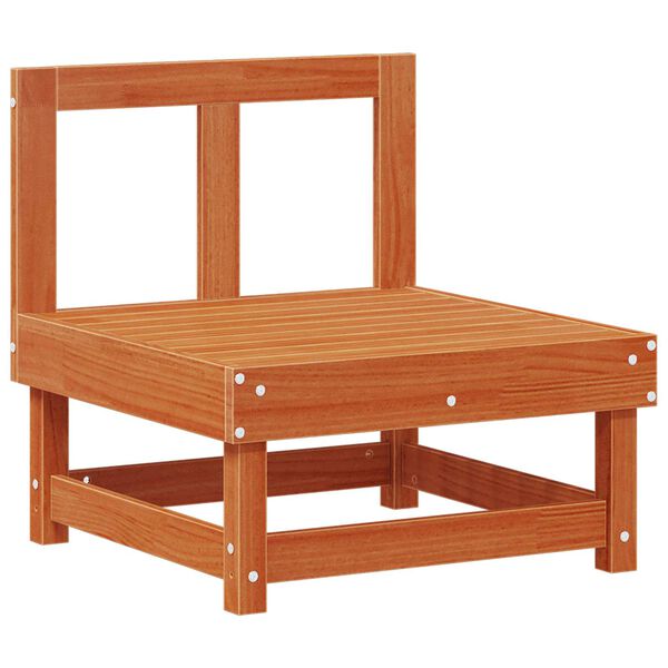 vidaXL Set Lounge da Giardino 7 pcs Marrone Cera