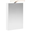 vidaXL Mobiletto per specchio da bagno Bianco 40 x 10,5 x 60,5 cm