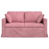 vidaXL Divano Rosa 138 x 78 x 80 cm Velluto