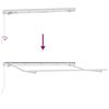vidaXL Tenda Retrattile Crema 300 x 200 cm Tessuto