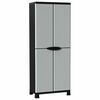 vidaXL Armadietto in Plastica 68x39x171,5 cm Design Rattan