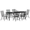 vidaXL Set da Pranzo per Giardino 7 pcs Antracite
