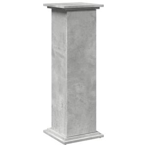 vidaXL Espositore con Portaoggetti Grigio Cemento 31x30x90 Truciolato