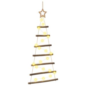 vidaXL Albero di Natale appeso 90 cm 30 LED Bianco caldo