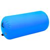 vidaXL Rullo da Ginnastica Gonfiabile con Pompa 120x75 cm in PVC Blu