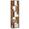 vidaXL Libreria 5 Ripiani Legno Vecchio 45x23,5x162,5cm Multistrato