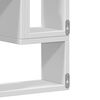 vidaXL Scaffale a Parete Bianco 90x12x64 cm in Legno Multistrato