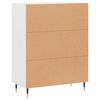 vidaXL Credenza Bianca 69,5x34x90 cm in Legno Multistrato