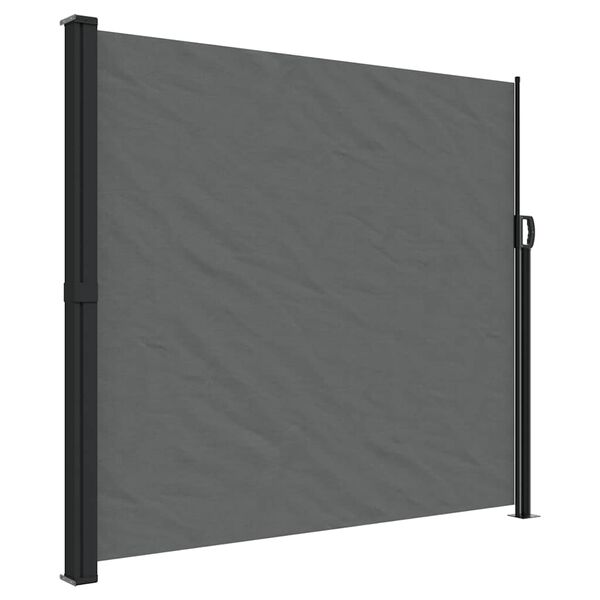 vidaXL Tenda da Sole Laterale Retrattile Antracite 180x500 cm