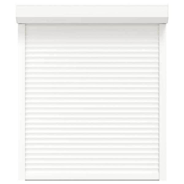 vidaXL Persiana a rullo Bianco 110 x 130 cm Alluminio e poliuretano