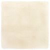 vidaXL Tappeto Shaggy a Pelo Lungo NAVARRA Crema 120x120 cm poliestere