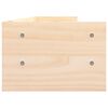 vidaXL Supporto per Monitor 100x24x16 cm in Legno Massello di Pino