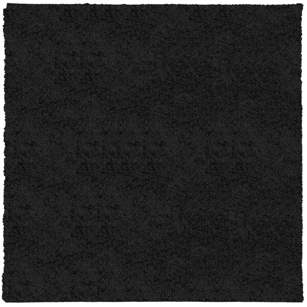 vidaXL Tappeto Shaggy PAMPLONA a Pelo Lungo Moderno Nero 200x200 cm