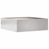 vidaXL Bordura per Prato Argento 40 x 40 x 13 cm Acciaio inossidabile