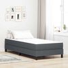 vidaXL Materasso da Letto con materasso Grigio 90 x 190 cm Tessuto