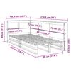 vidaXL Letto Libreria senza Materasso 90x200 cm Legno Massello Pino