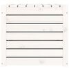vidaXL Contenitore Giardino Bianco 101x50,5x46,5cm Legno Massello Pino