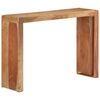 vidaXL Tavolo Consolle 110x30x76 cm in Legno Massello di Acacia