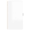 vidaXL Armadietto a Muro Bianco Lucido 60x31x60 cm Legno Multistrato