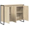 vidaXL Mobile laterale Sonoma 96,5 x 30 x 75 cm Legno multistrato