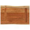 vidaXL Piano Tavolo 60x40x3,8 cm Rettangolare Legno Acacia Bordi Vivi