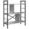 vidaXL Libreria Grigio Sonoma 75 x 30 x 91 cm Legno multistrato