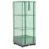 vidaXL Letto Rialzato con Copertura Serra Effetto Rattan 40x40x123 cm