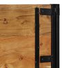 vidaXL Testiera 100 cm in Legno Massello di Acacia e Ferro