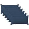 vidaXL Federa 6 pz HOUTEN Blu 40 x 70 cm Lino