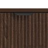 vidaXL Credenza Rovere Marrone 79,5 x 33 x 82 cm Legno multistrato