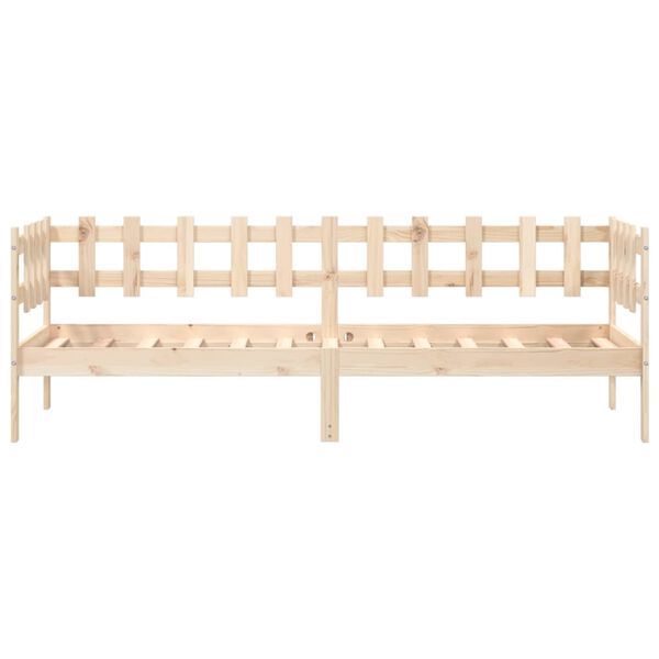 vidaXL Dormeuse senza Materasso 80x200 cm in Legno Massello di Pino