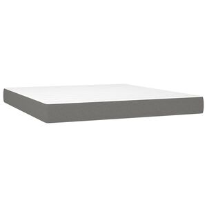 vidaXL Materasso a Molle Insacchettate Media Grigio Scuro 152x203x20cm