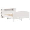 vidaXL Letto Libreria senza Materasso Bianco 135x190 cm Legno di Pino